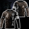 Premium Unisex Hoodie Fenrir Viking Wolf ML