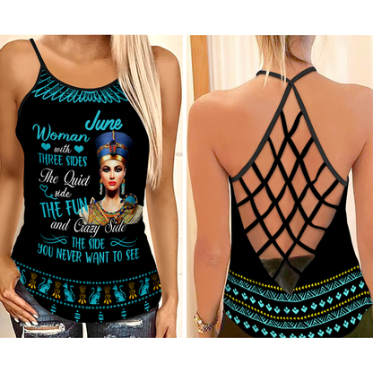 June Woman Ambitious Woman Combo Legging Camisole Tank