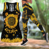 German Shepherd flowers legging + hollow tank combo ver2 SN12042101