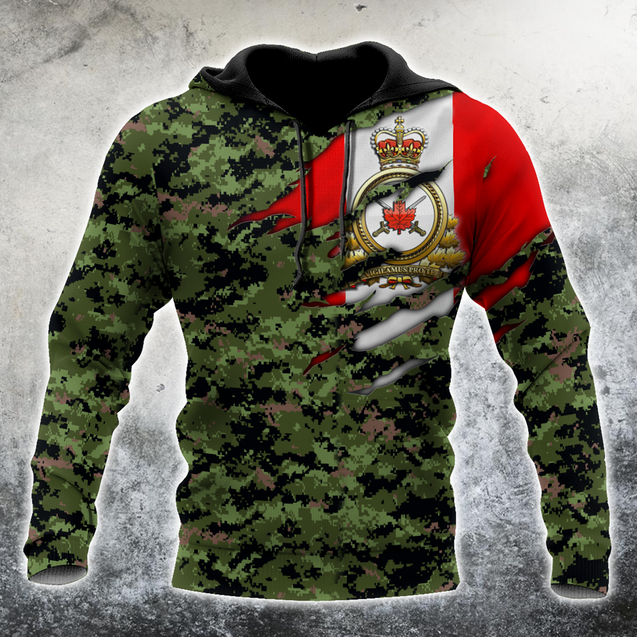 Canadian Army Pullover 3D All Over Printed Shirts PD11032103