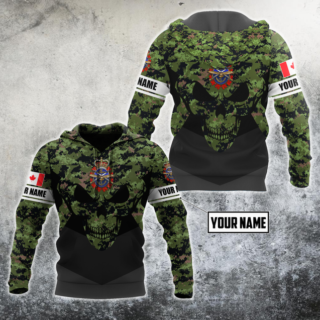 Personalized Name XT Canadian Armed Forces 3D Printed Clothes DA22032105