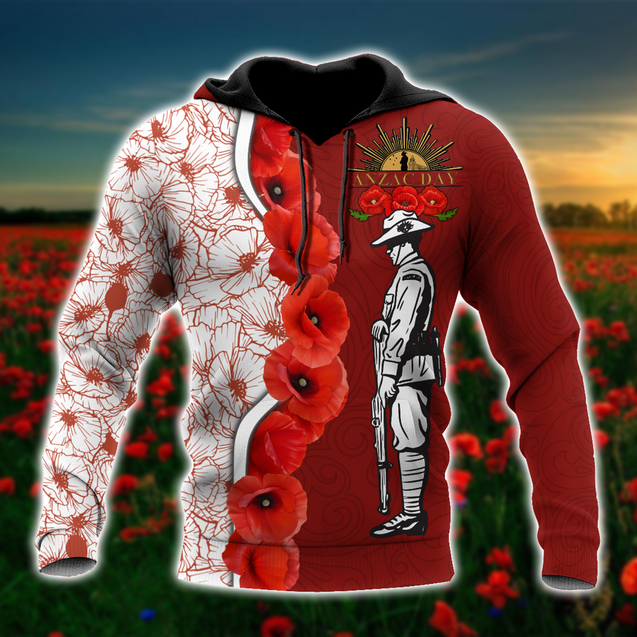 Anzac Day 3D Printed Unisex Shirts TN PD13042101