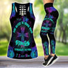 Premium Hippe To My Wife 3D Over Printed Legging & Tank Top