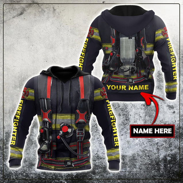 Customize Name Firefighter Hoodie For Men And Women TNA06052106