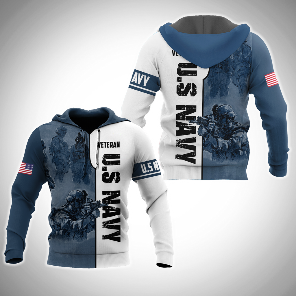 US Navy 3D All Over Printed Unisex Shirts