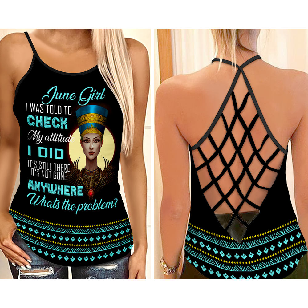 June Girl Ambitious Woman Combo Legging Camisole Tank