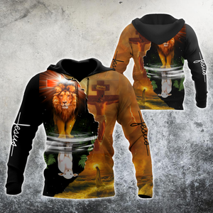 Jesus Lion Lamp 3D All Over Printed Shirts