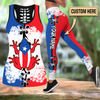 Customize Name Loving Puerto Rico Combo Legging And Tanktop