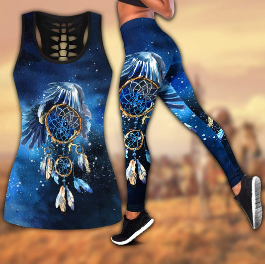 Native American 3D All Over Printed Legging + Hollow Tank