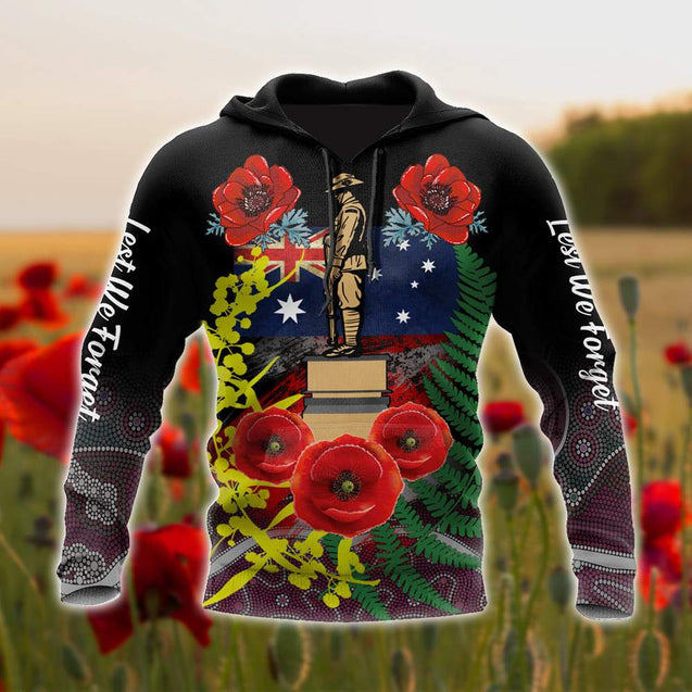 Lest We Forget - Anzac Day 3D All Over Printed Shirts