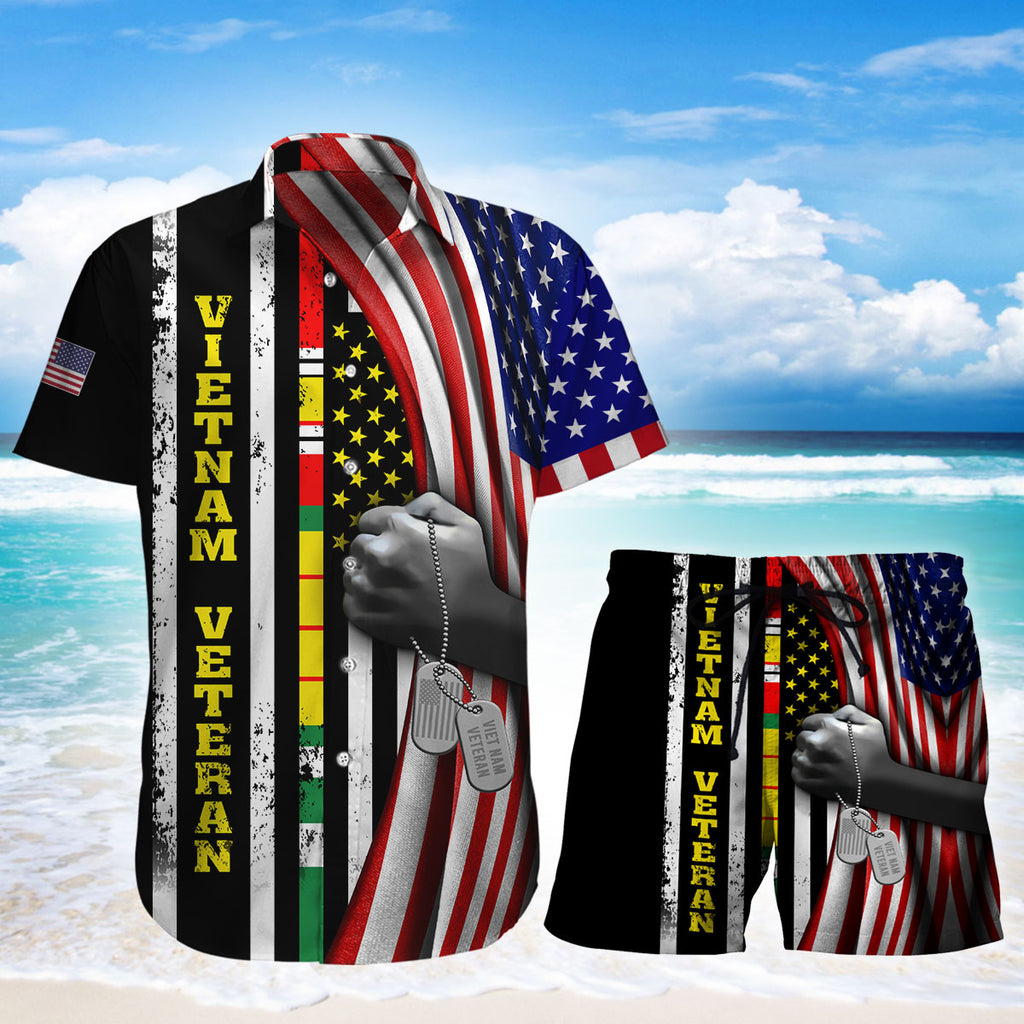 Viet Nam Veteran 3D All Over Printed Unisex Shirts