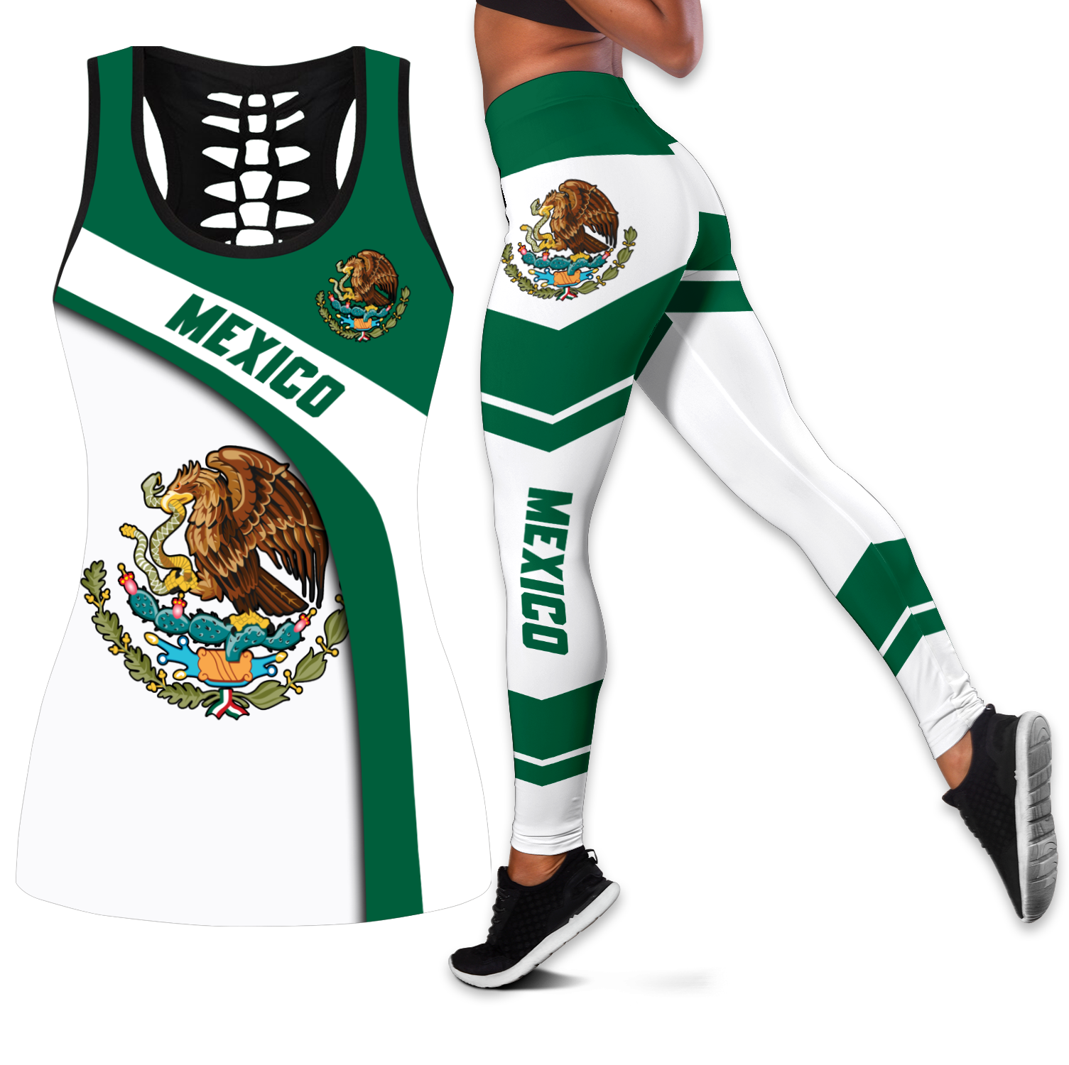 Aztec Mexico Combo Legging + Tank Top TNA18032105