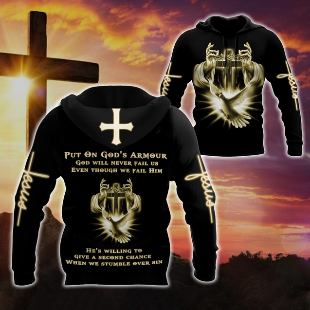 Premium Unisex Hoodie 3D All Over Printed Easter Day Christian Jesus No11 ML