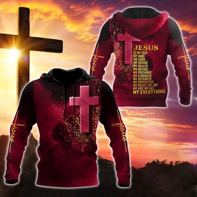 Premium Unisex Hoodie Easter Day Christian Jesus Is My Everything No53 ML