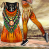 Native American 3D All Over Printed Legging + Hollow Tank Combo