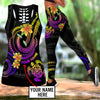 Amazing Polynesian Frangipani Flower Personalized Deluxe Legging & Tank top ML