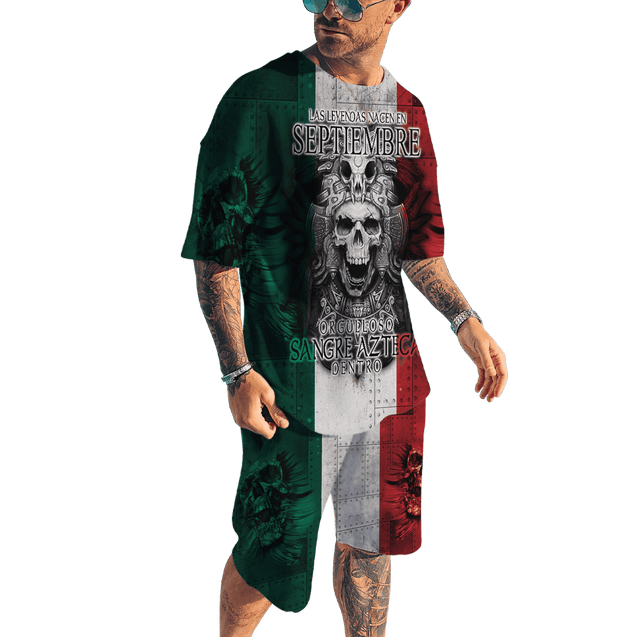 Aztec Mexican 3D All Over Printed Unisex Shirts