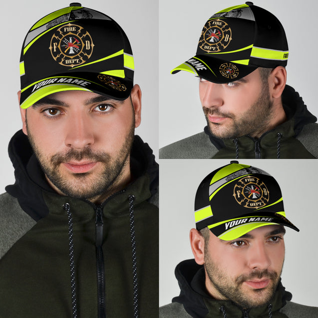 Customize Name Firefighter Classic Cap