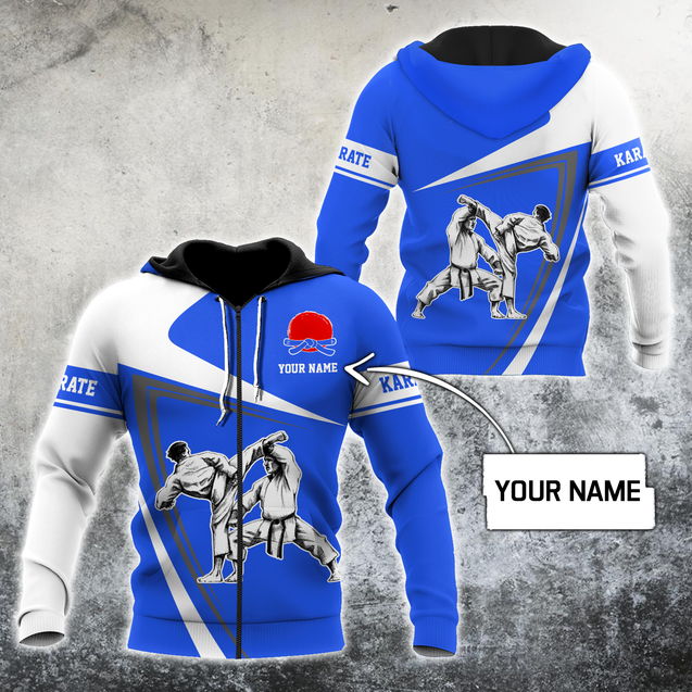 Customize Name Karate Hoodie For Men And Women MH08032104.S4