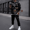 Skull 3D All Over Printed Combo Hoodie + Sweatpant