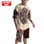 Customized name Native American 3D All Over Printed Unisex Shirts