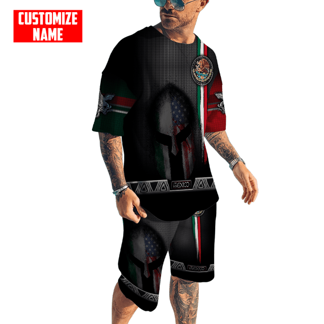 Customized Name Mexico 3D All Over Printed Unisex Shirts