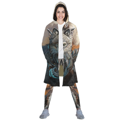 Native American 3D All Over Printed Legging + Cloak