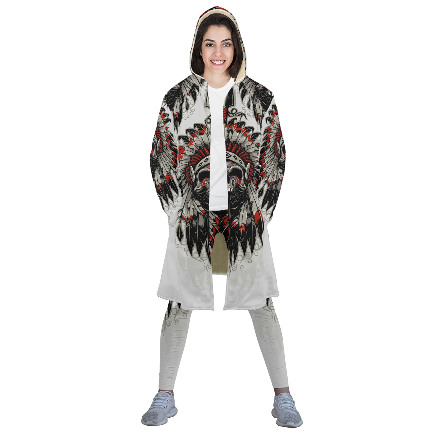 Native American 3D All Over Printed Legging + Cloak