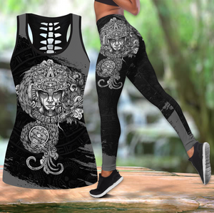 Aztec Combo Legging + Hollow Tanktop