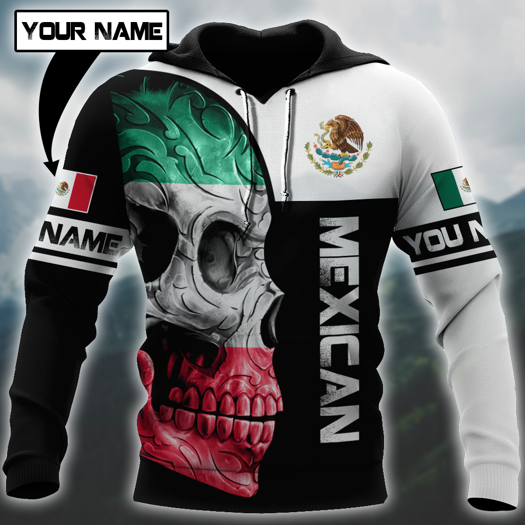 Personalized Mexican Skull Hoodie 3D All Over Printed Unisex Hoodie