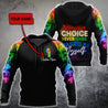 Customize Name LGBT Pride Hoodie For Men And Women DD20052103