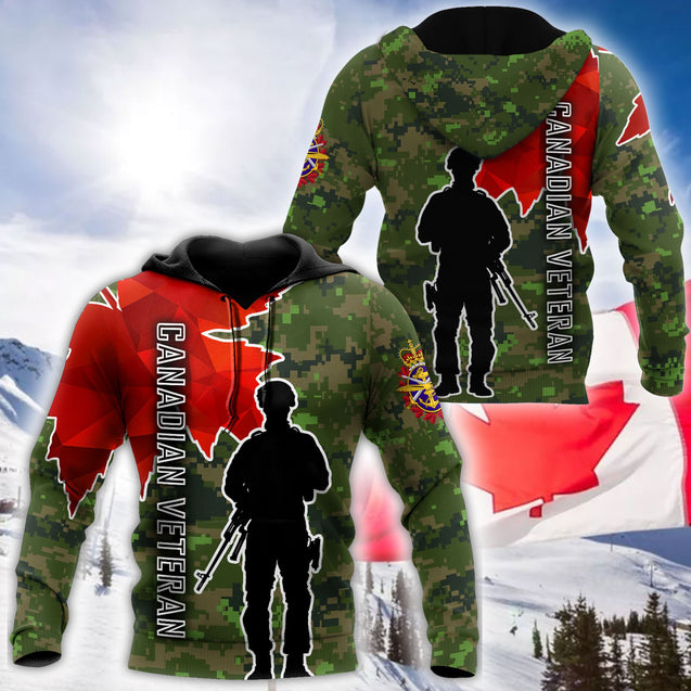 Canadian Veteran 3D All Over Printed Shirts NTN06032103