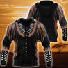 Native Cowboy Jacket No19 Cosplay 3D Over Printed Unisex Deluxe Hoodie ML