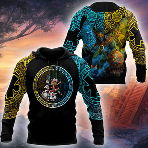 Gods of Mesoamerica - Huitzilopochtli Aztec Mexican 3D All Over Printed Unisex Shirts