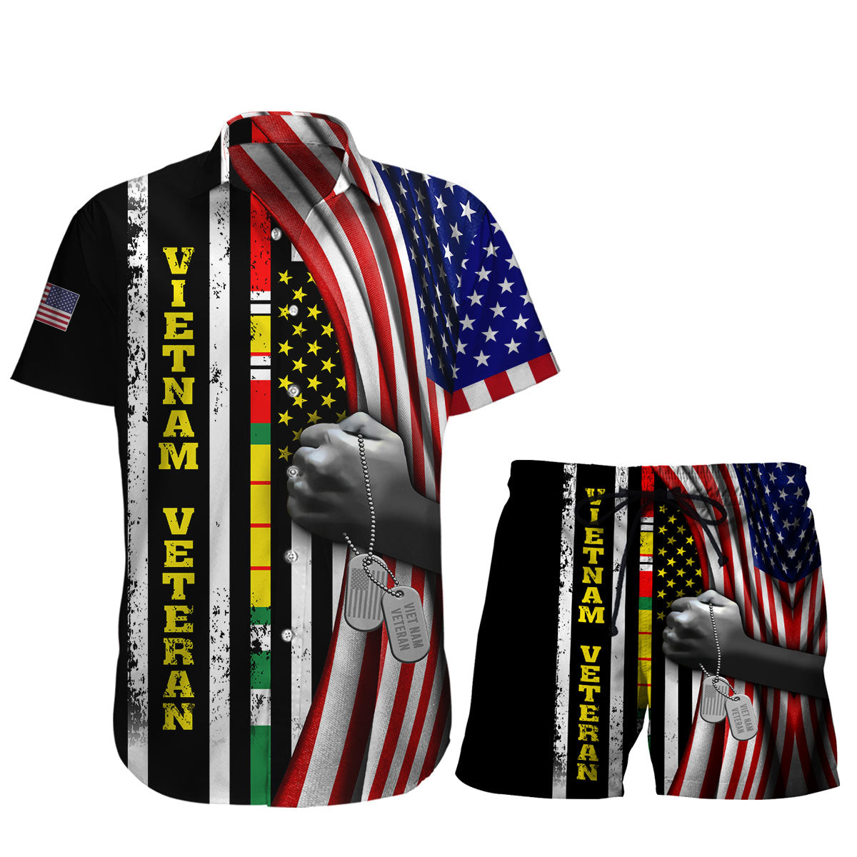 Viet Nam Veteran 3D All Over Printed Unisex Shirts