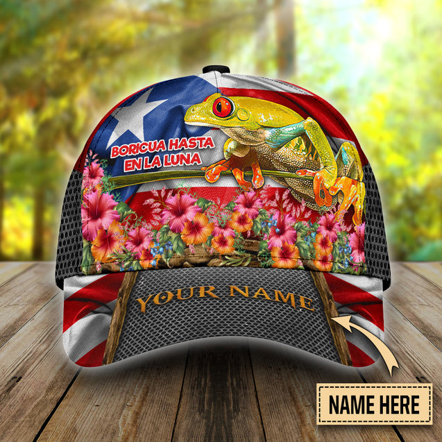 Customize Name Puerto Rico Classic Cap