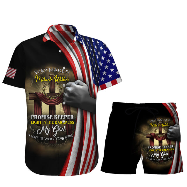 American 3D All Over Printed Unisex Shirts