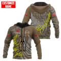 Custom name Anzac day The ode remembrance Soldier 3D printed winter shirts