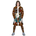 Native American 3D All Over Printed Legging + Cloak