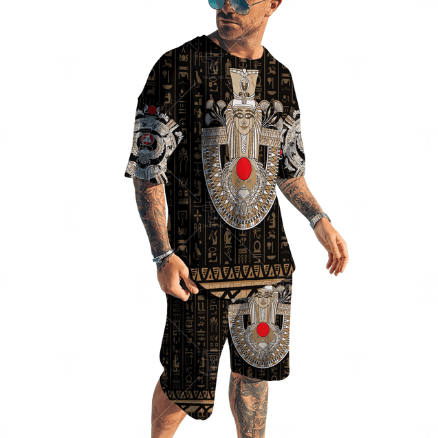 Ancient Egypt ver1 Painting Pattern 3D Tattoo Printed Shirts