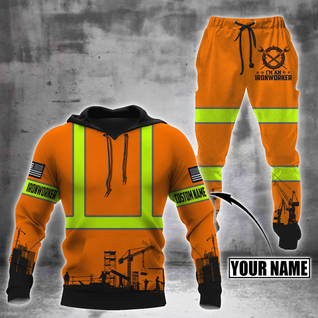 Personalized Ironworker Safety I'm Not Yelling 3D All Over Printed Unisex Shirts TN