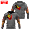 Custom name Aboriginal Australia In my heart Indigenous Painting Art 3D shirts