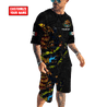 Personalized Name Mexico Combo T-shirt and Short 3D All Over Printed