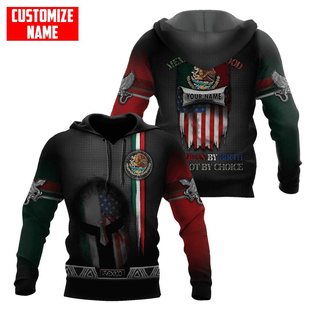 Customized Name Mexico 3D All Over Printed Unisex Shirts