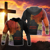 Premium Unisex Hoodie 3D All Over Printed Easter Day Christian Jesus No15 ML