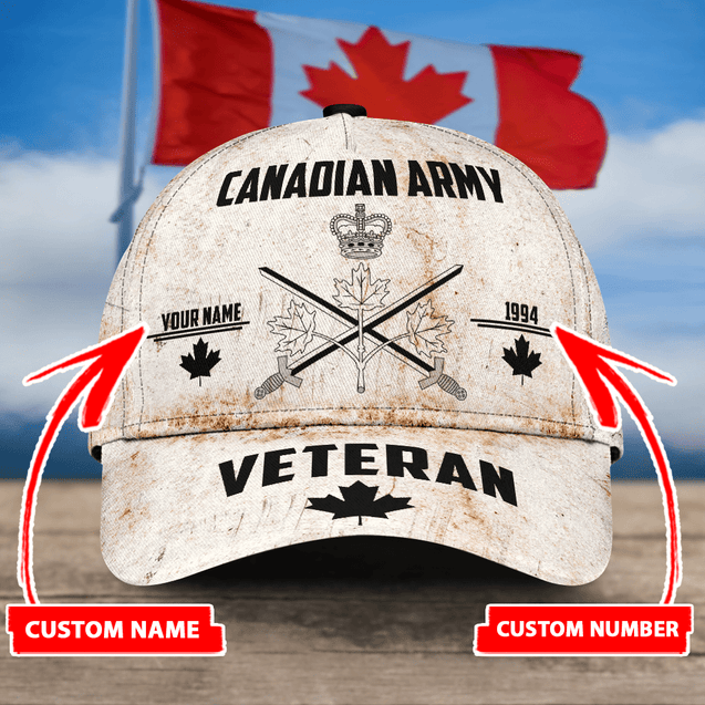 Custom Name XT Canadian Army Classic Cap PD13042103