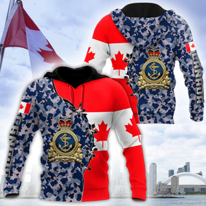 Canadian Navy Veteran 3D All Over Printed Shirts NTN10032103