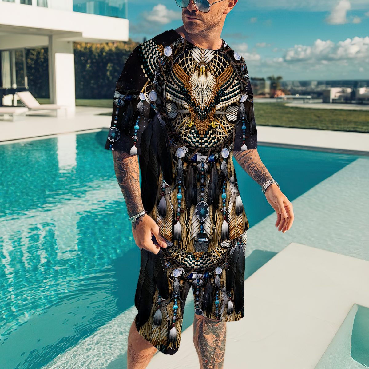 Native American 3D All Over Printed Unisex Shirts