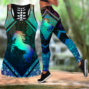 Horse Combo Legging + Tank Top 3D All Printed
