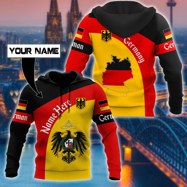 Personalized Name Germany 3D All Over Printed Unisex Shirts